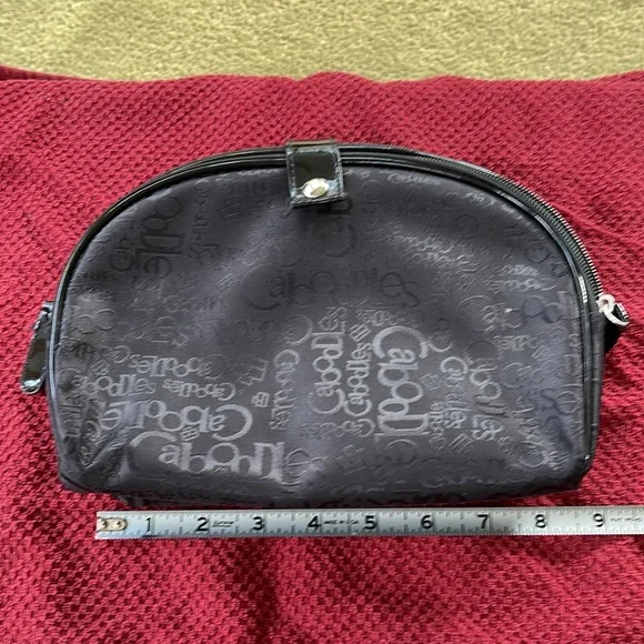 Caboodles 2 zippered compartment cosmetic bag. EUC - Picture 3 of 7
